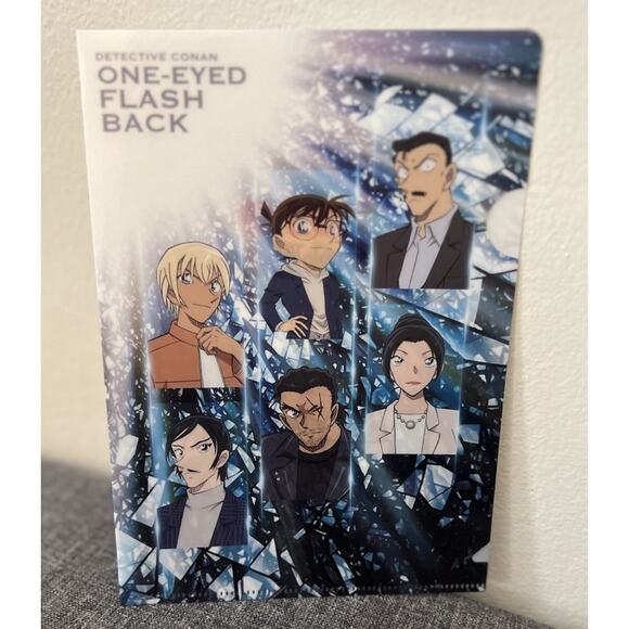 Detective Conan One Eyed Flashback Film Clear File Set 7-Eleven Japan Exclusivek - Picture 1 of 3